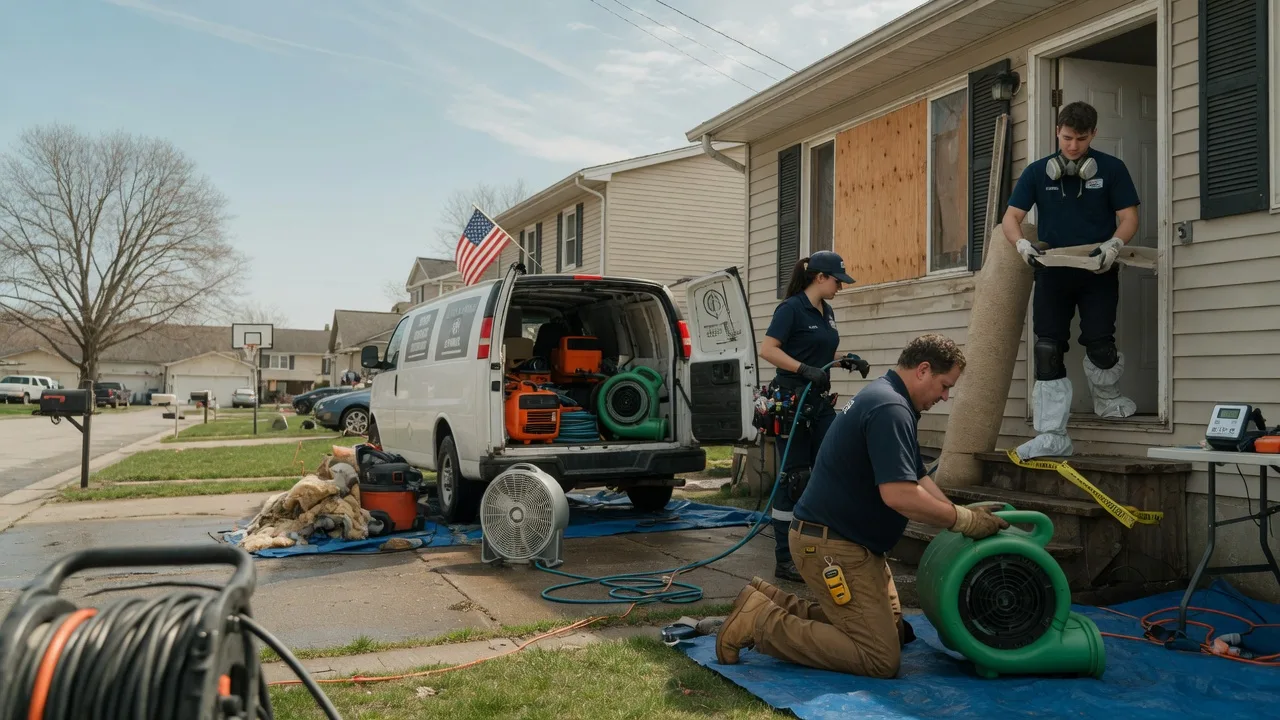 Water Damage Restoration in Burr Oak, MI near me
